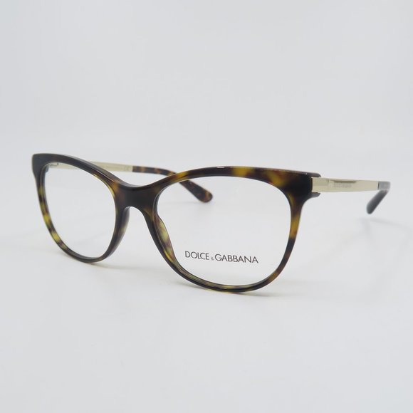 Dolce & Gabbana DG 3234 502 54mm Brown Tortoise & Gold Women's New Eyeglasses. - Picture 4 of 9